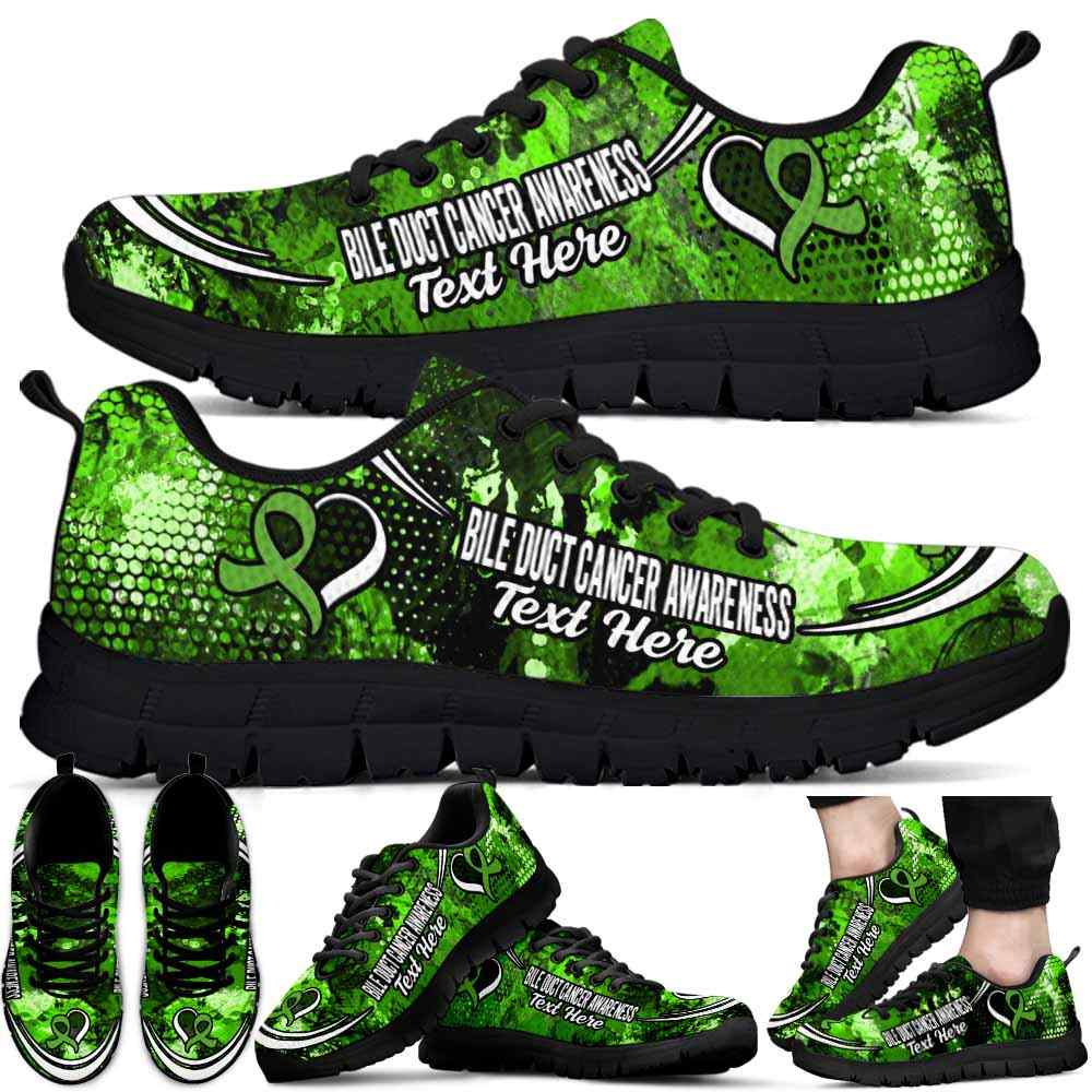 SS-U-Awareness-Watercolor02NaSportline10a-BDCan-6@undefined-Bile Duct Cancer Awareness Ribbon Watercolor Sneakers Gym Running Shoes. Survivor Fighter Custom Gift.