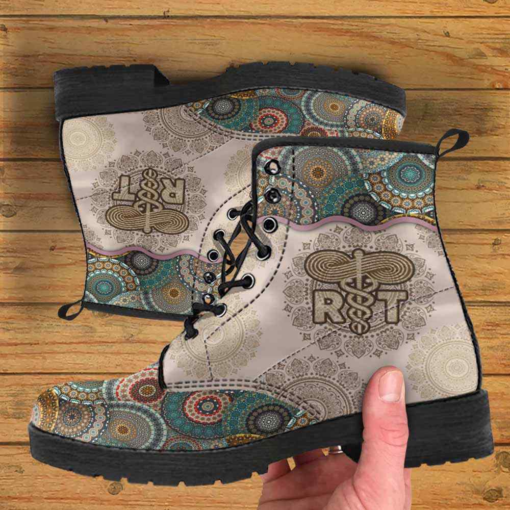 LBS-U-Nur-GreeYellMdl2002-ResThe-27-_Respiratory-Therapist-Vegan-Leather-Boots-For-Women-And-Men-Mandala-Colorful-Custom-Personalized-Gift-_3_20201127 LBS-U-Nur-GreeYellMdl2002-ResThe-27 @ Green Yellow Mandala Respiratory Therapist-Respiratory Therapist Vegan Leather Boots For Women And Men. Mandala Colorful Custom Personalized Gift.