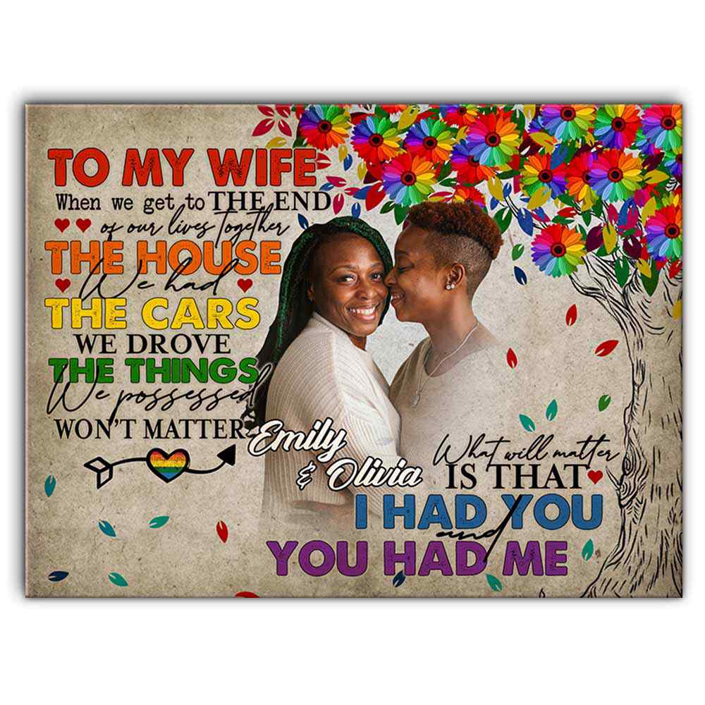 CAVA-U-Lgbt-LoveMattDasy-Lgbt-0-_To-My-Wife-Personalized-Photo-Vintage-Canvas-Custom-Lesbian-Couple-Gift-For-Wedding-Engagement-Birthday-Gift-Unique-Lgbt-Wall-Art-Canvas_2_20210415 CAVA-U-Lgbt-LoveMattDasy-Lgbt-0 @ Lgbt Love Matter Daisy-To My Wife Personalized Photo Vintage Canvas. Custom Lesbian Couple Gift For Wedding Engagement Birthday Gift. Unique Lgbt Wall Art Canvas
