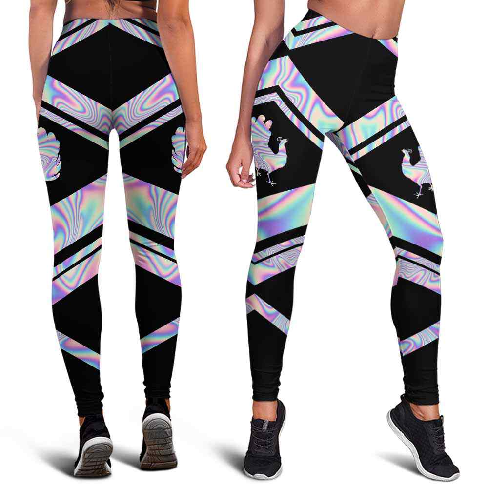 LEGG-W-Ani-Vy1AnimPinkLine-Pcck-0 @ Peacock-Peacock Leggings For Women. Colorful Color Gradient Peacock Pattern Printed Leggings. Yoga Workout Custom Women Leggings Gift For Her.