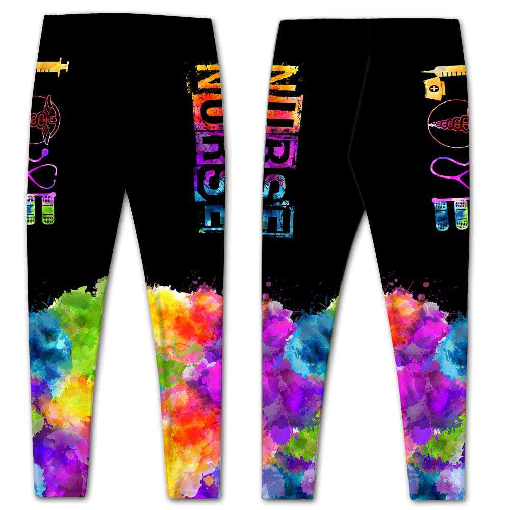 LEGG-W-Nur-Vy1LoveTxtRain-Nur-0-_Proud-Nurse-Leggings-For-Women-Nurse-Gift-Love-Watercolor-Pattern-Women-Leggings-Yoga-Workout-Custom-Gift-For-Her-Gift-For-Women-_2_20210531 LEGG-W-Nur-Vy1LoveTxtRain-Nur-0 @ Nurse Love-Proud Nurse Leggings For Women. Nurse Gift Love Watercolor Pattern Women Leggings. Yoga Workout Custom Gift For Her, Gift For Women.