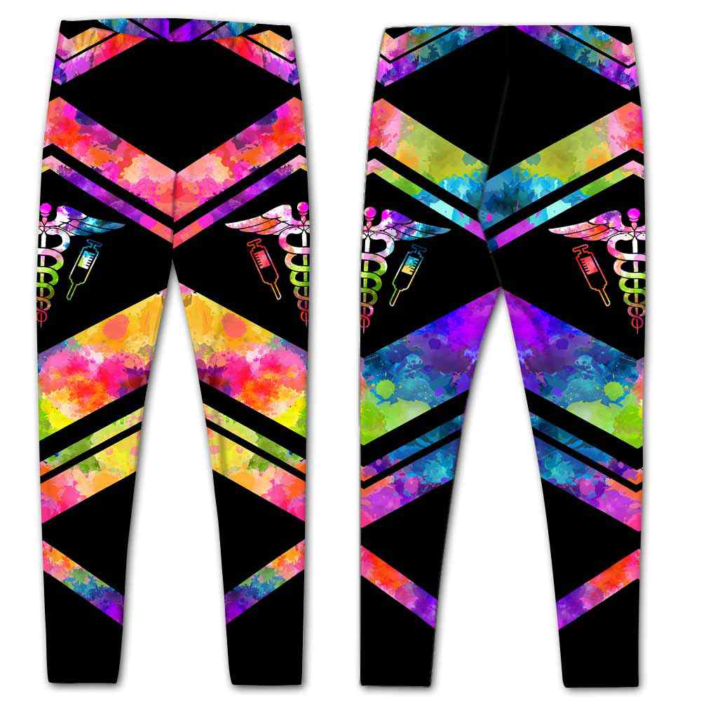 LEGG-W-Nur-Vy1NursJobRainLine-Plboto-0-_Proud-Phlebotomist-Leggings-For-Women-Colorful-Watercolor-Pattern-Women-Leggings-Yoga-Workout-Custom-Gift-For-Her-Gift-For-Women-_2_20210602 LEGG-W-Nur-Vy1NursJobRainLine-Plboto-0 @ Phlebotomist-Proud Phlebotomist Leggings For Women. Colorful Watercolor Pattern Women Leggings. Yoga Workout Custom Gift For Her, Gift For Women.