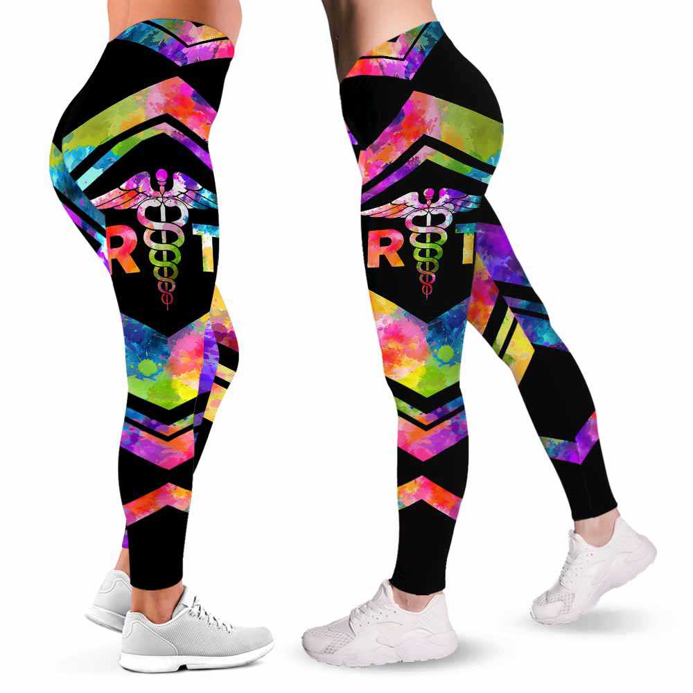 LEGG-W-Nur-Vy1NursJobRainLine-RadTec-0 @ Radiologic Tech-Proud Radiologic Technologist Leggings For Women. Radiologic Tech Colorful Watercolor Women Leggings. Custom Gift For Her, Gift For Women.
