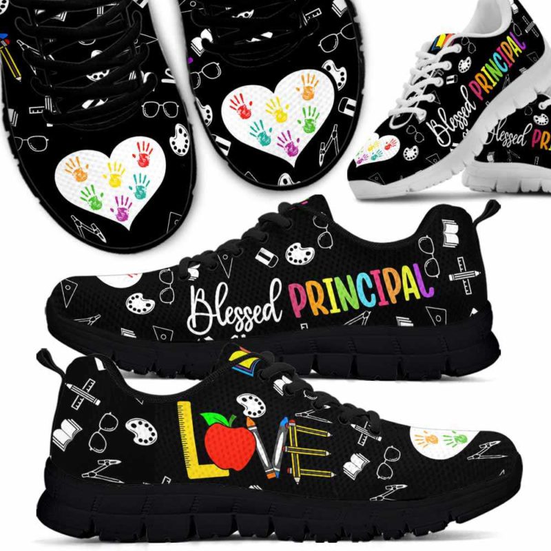 SS-U-Job-Vy1ColoBlesPrinLove-T8-0 @ Colorful Blessed Principal Love-Blessed Principal Love Colorful Sneakers Shoes