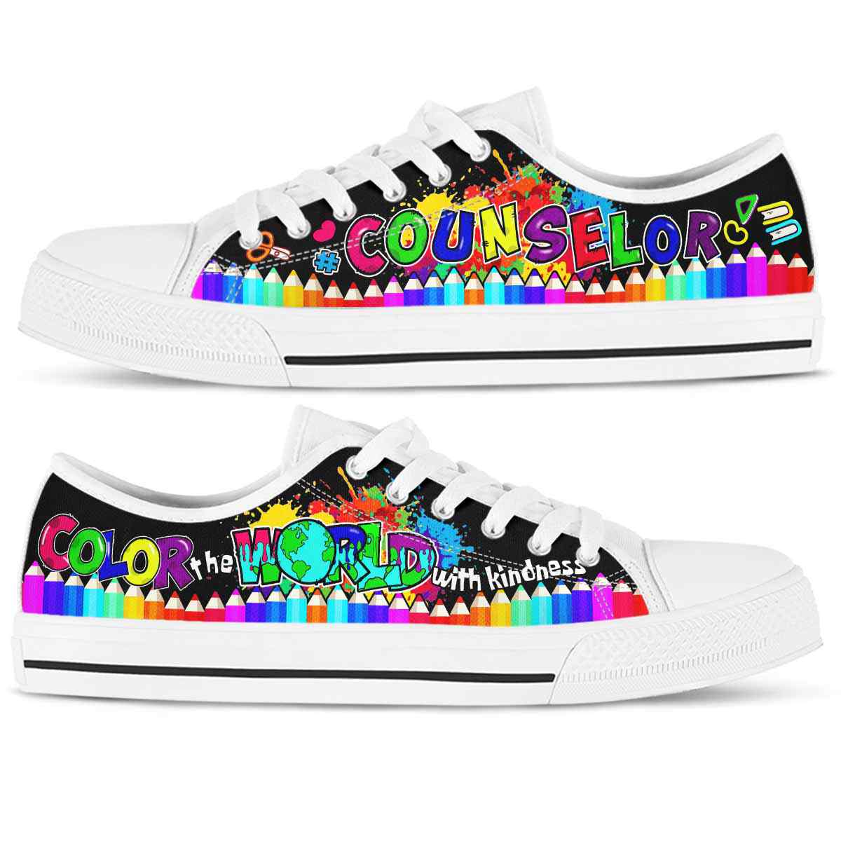 LTS-U-Job-Vy1ColoTheWorl-Csl-0-_Counselor-School-Color-The-World-With-Kindness-Low-Top-Shoes_2_20210717 LTS-U-Job-Vy1ColoTheWorl-Csl-0 @ Counselor-Counselor School Color The World With Kindness Low Top Shoes