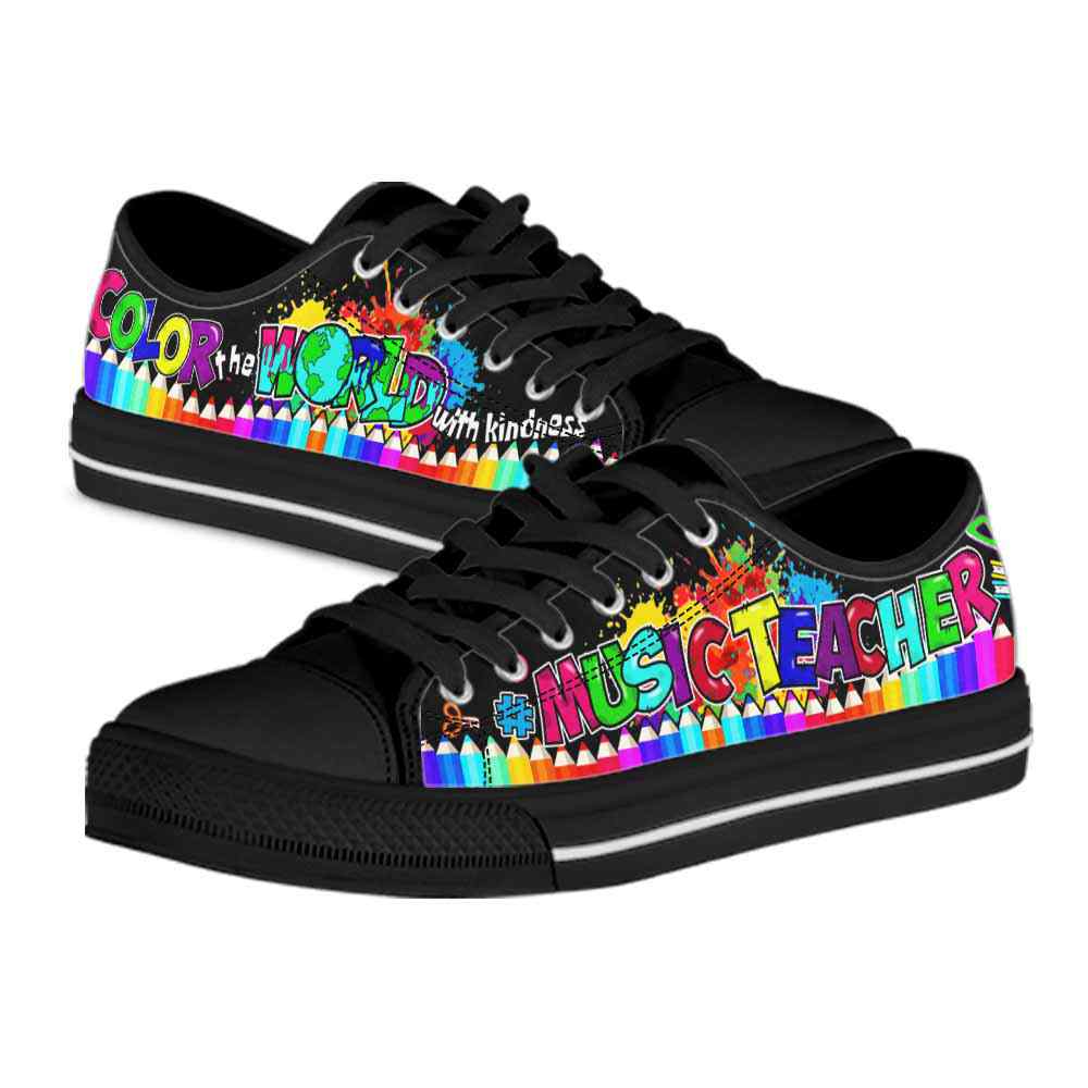 LTS-U-Job-Vy1ColoTheWorl-Mtcer-0-_Music-Teacher-School-Color-The-World-With-Kindness-Low-Top-Shoes_3_20210717 LTS-U-Job-Vy1ColoTheWorl-Mtcer-0 @ Music Teacher-Music Teacher School Color The World With Kindness Low Top Shoes