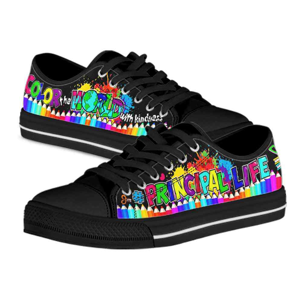 LTS-U-Job-Vy1ColoTheWorl-T8-0-_Principal-School-Color-The-World-With-Kindness-Low-Top-Shoes_3_20210717 LTS-U-Job-Vy1ColoTheWorl-T8-0 @ Principal Life-Principal School Color The World With Kindness Low Top Shoes