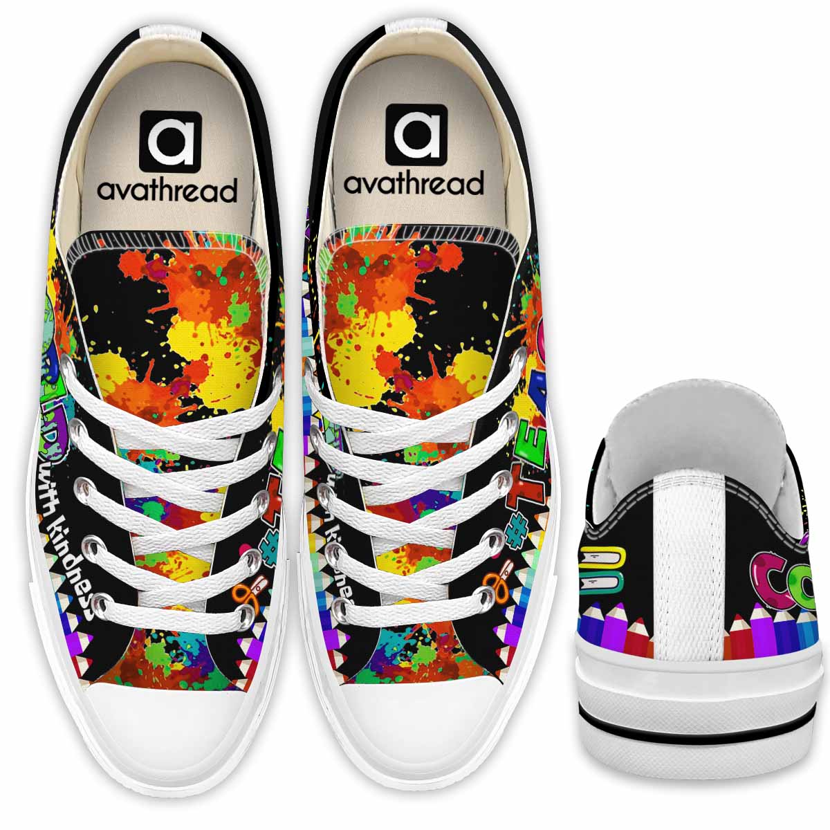 LTS-U-Job-Vy1ColoTheWorl-Tcer-0-_Teacher-Color-The-World-With-Kindness-Low-Top-Shoes_1_20210717_4
