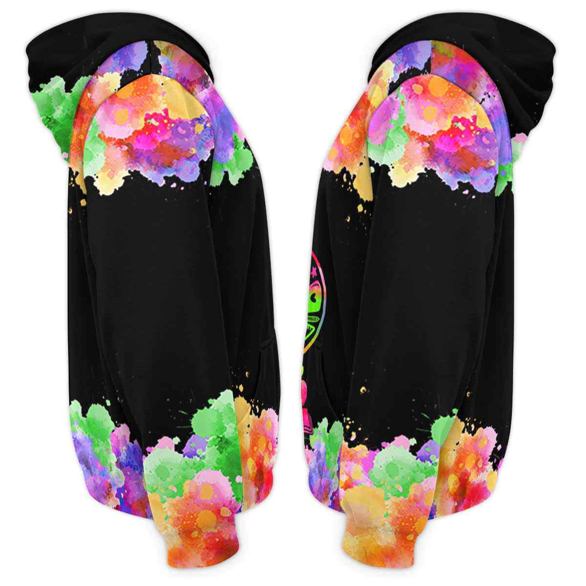 AOPH-U-Job-PIsForPara-T6-211001VY10-Paraprofessional 3D Printed Hoodie, Nice 3D Hoodie, Watercolor P Is For Paraprofessional Cute 3D Full Print Hoodie For Women And Men